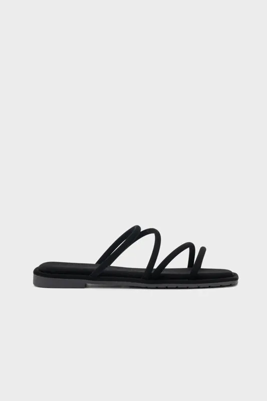 STRAPPY FLAT SLIDE