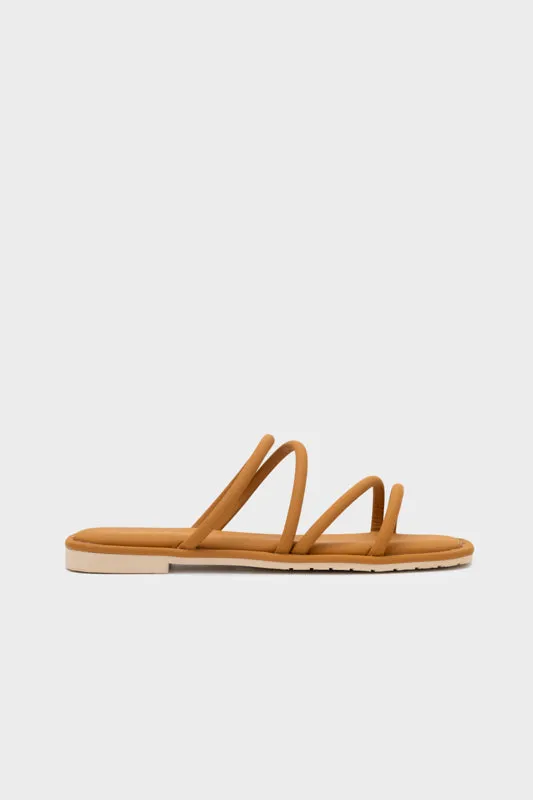 STRAPPY FLAT SLIDE