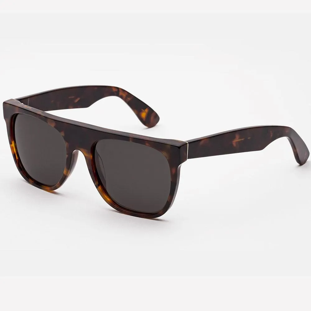 Super By RetroSuperFuture Flat Top Havana Brown Sunglasses