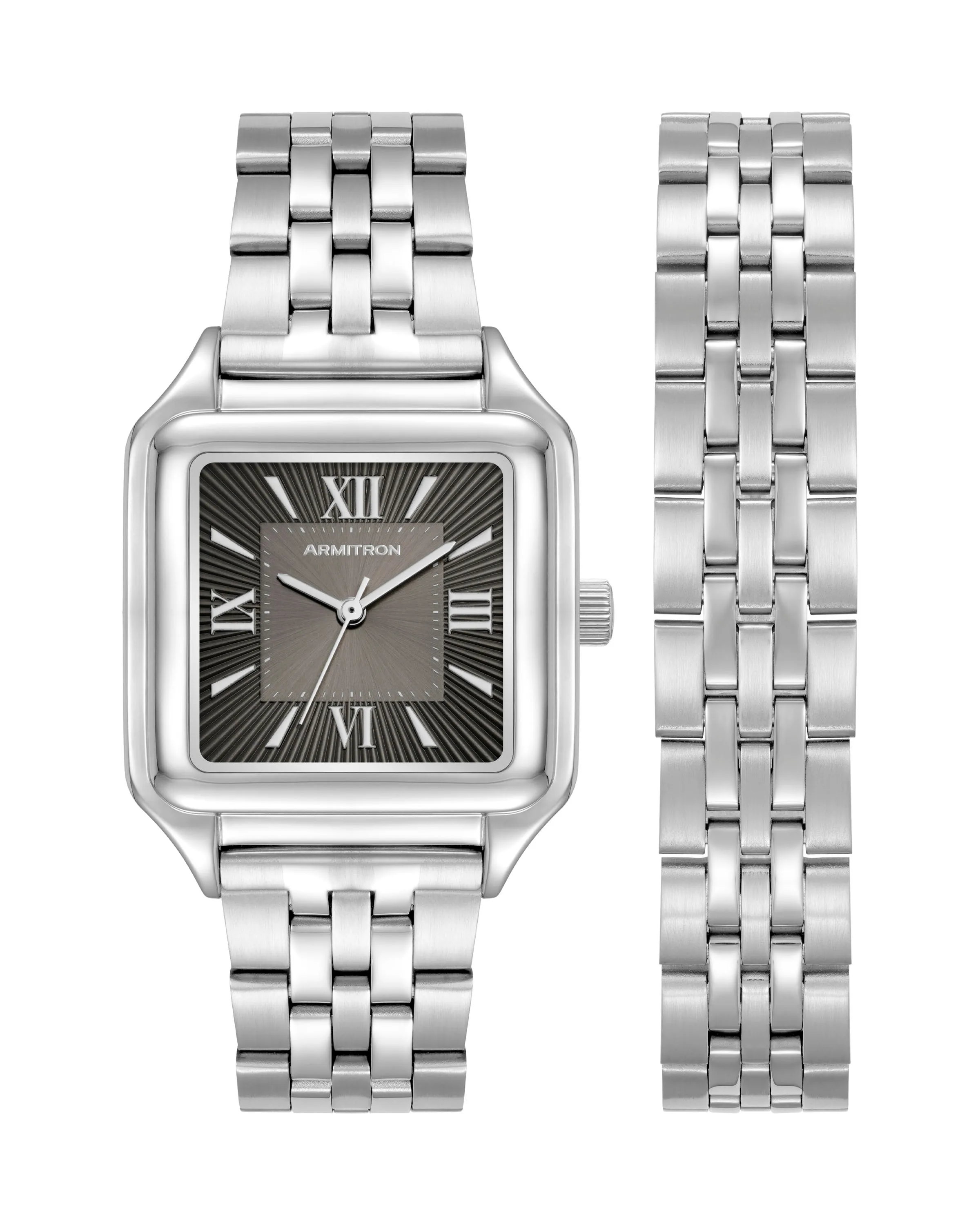 Titan Watch & Bracelet Set | 34mm, Silver