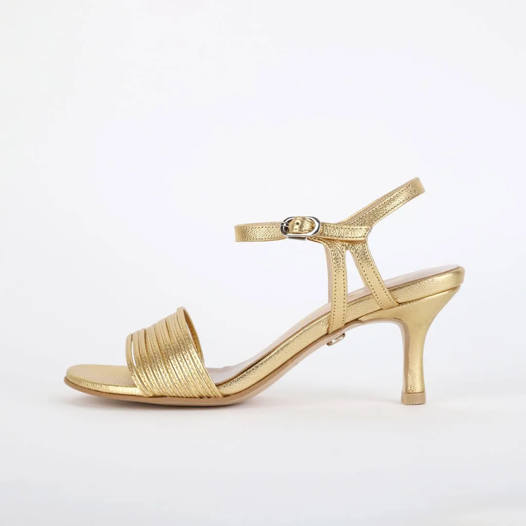 *UK size 3 - AVERY - gold, 6cm