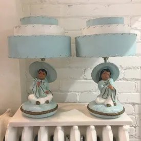 Vintage 1950s Lamp Set