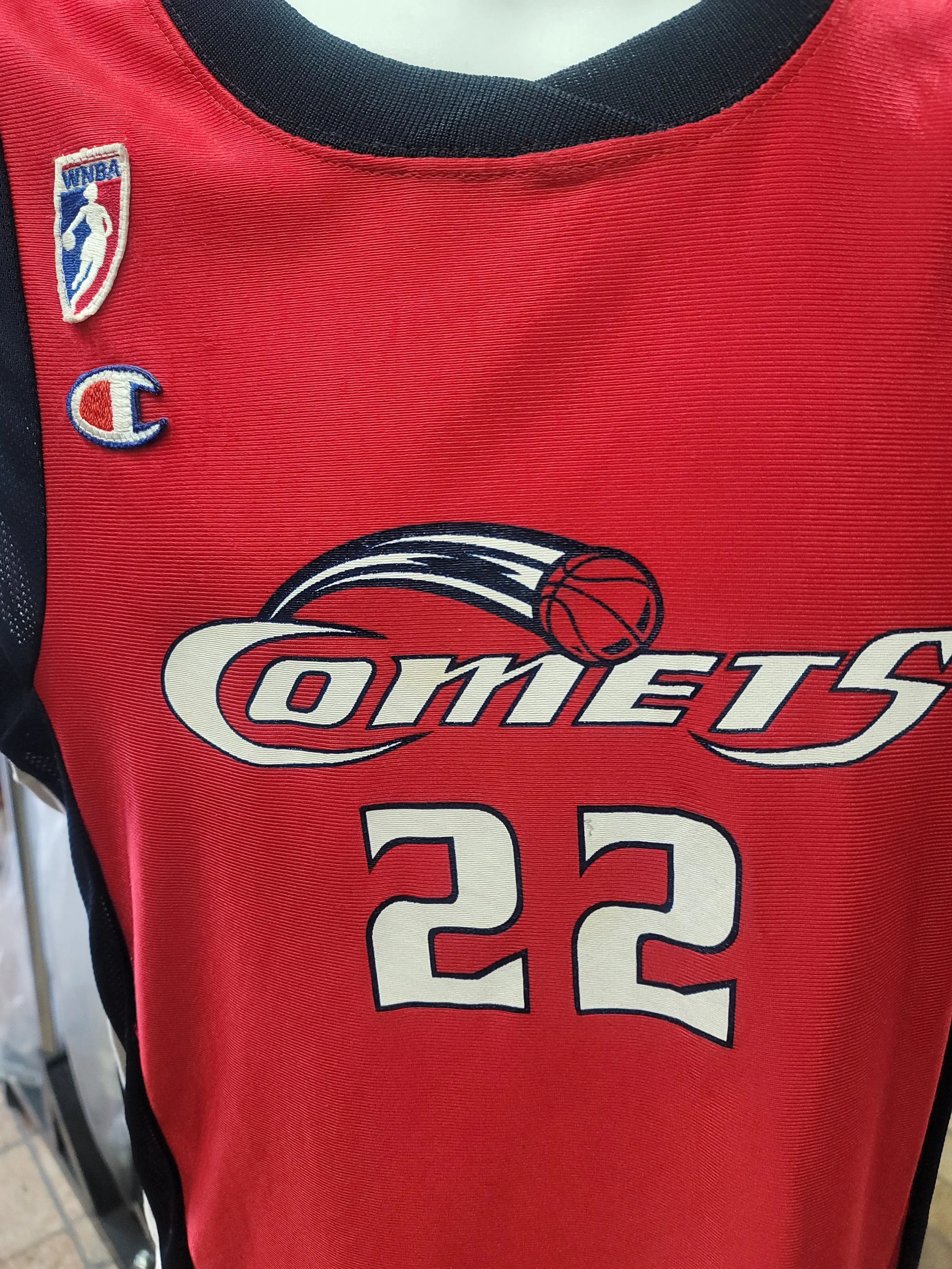 Vintage #22 SHERYL SWOOPES Houston Comets WNBA Champion Jersey M