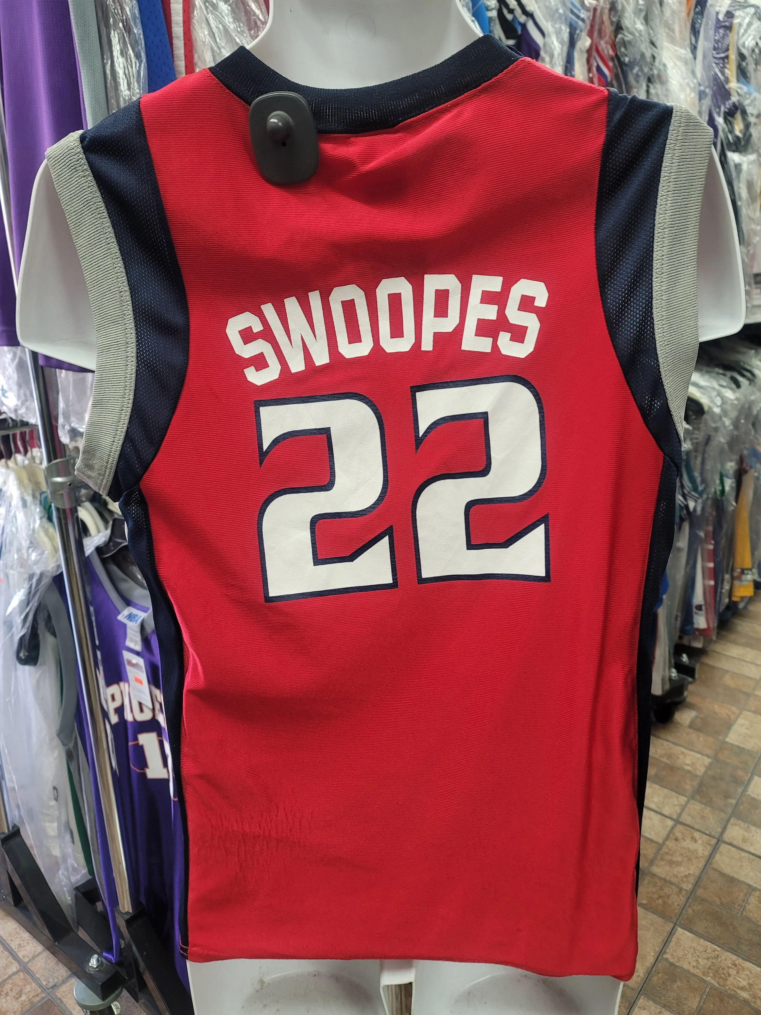 Vintage #22 SHERYL SWOOPES Houston Comets WNBA Champion Jersey M