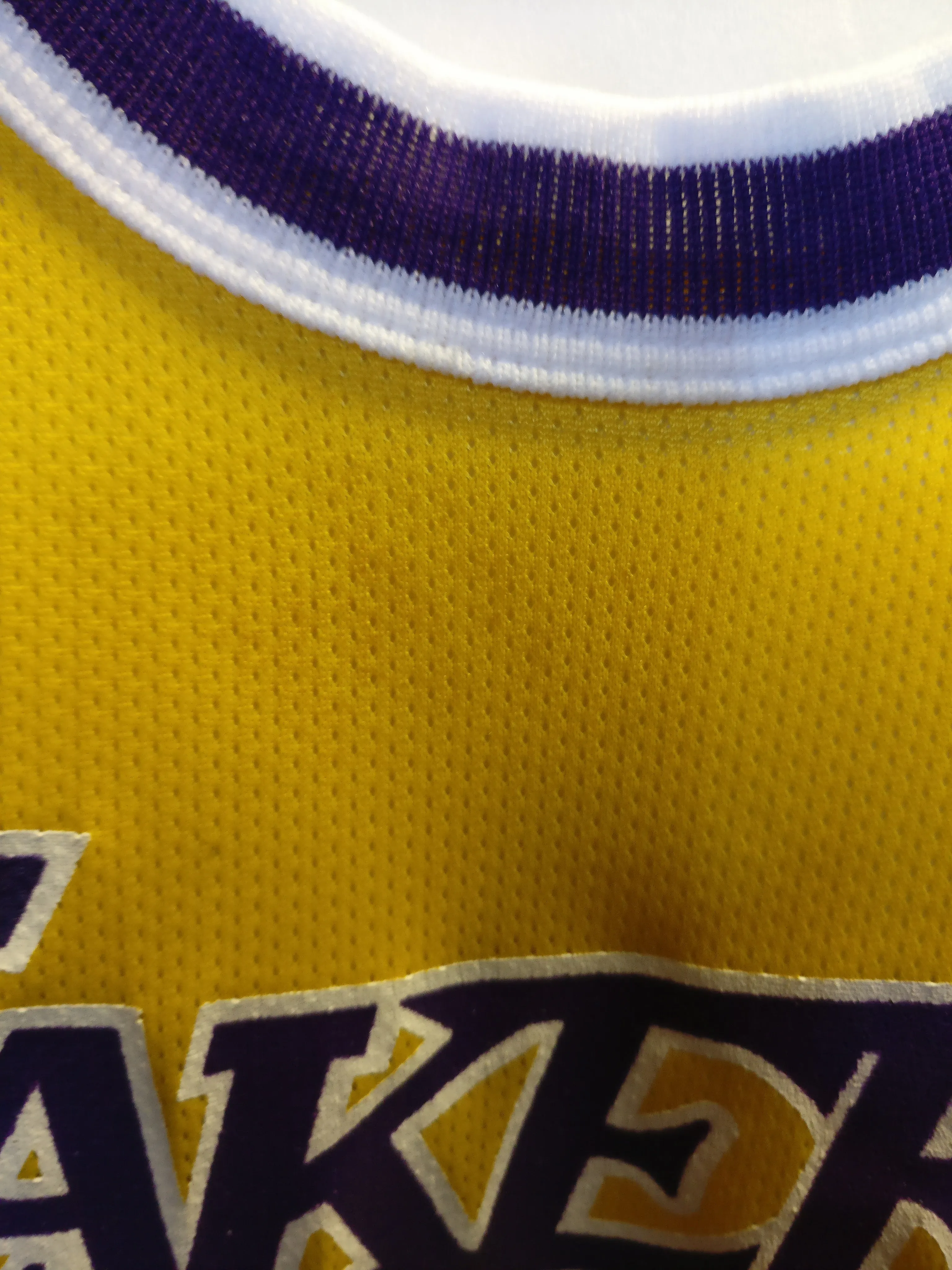 Vintage #6 EDDIE JONES Los Angeles Lakers NBA Champion Jersey 14-16