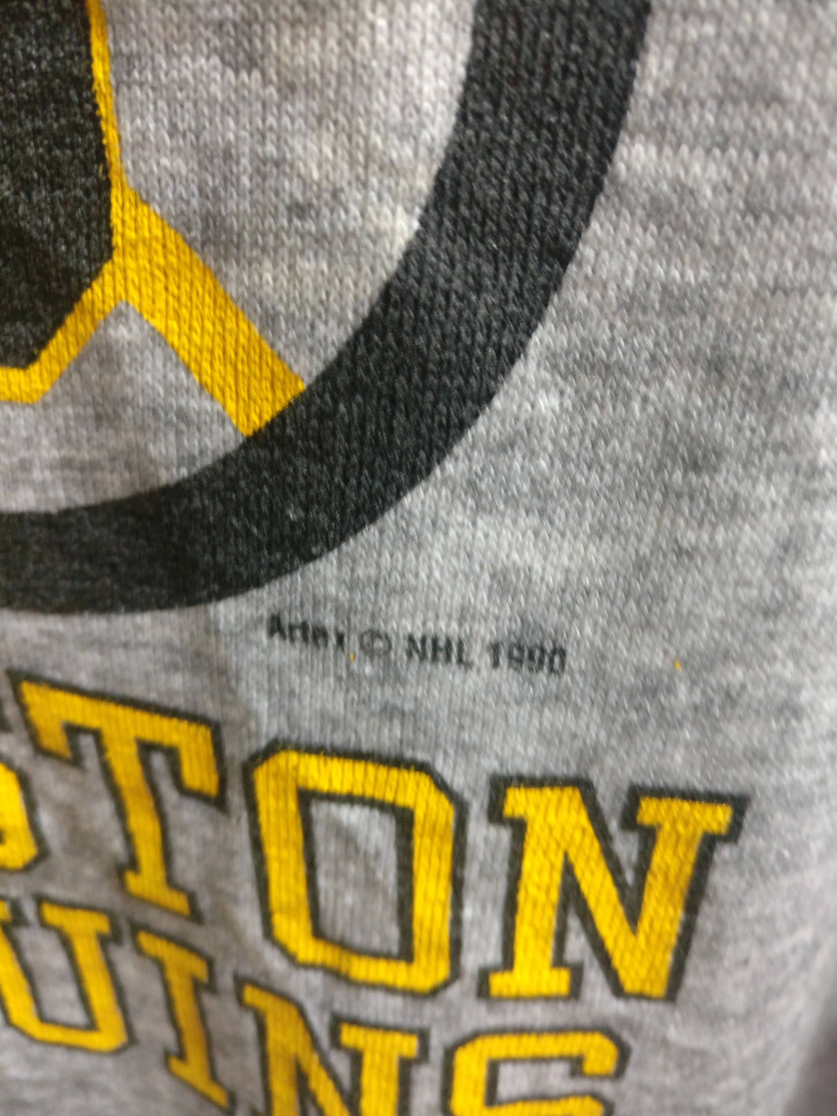 Vintage '90 BOSTON BRUINS NHL Artex Sweatshirt L