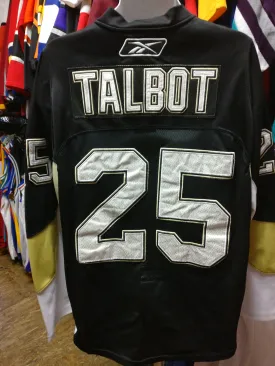 Vtg #25 MAX TALBOT Pittsburgh Penguins NHL RBK CCM Authentic Jersey 52