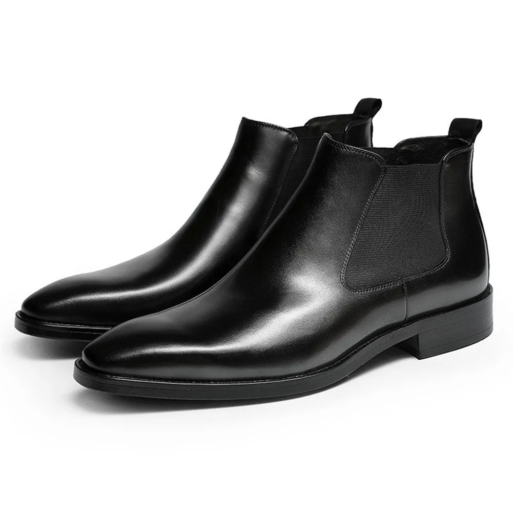 Waterproof Block Heel Chelsea Boot for Men