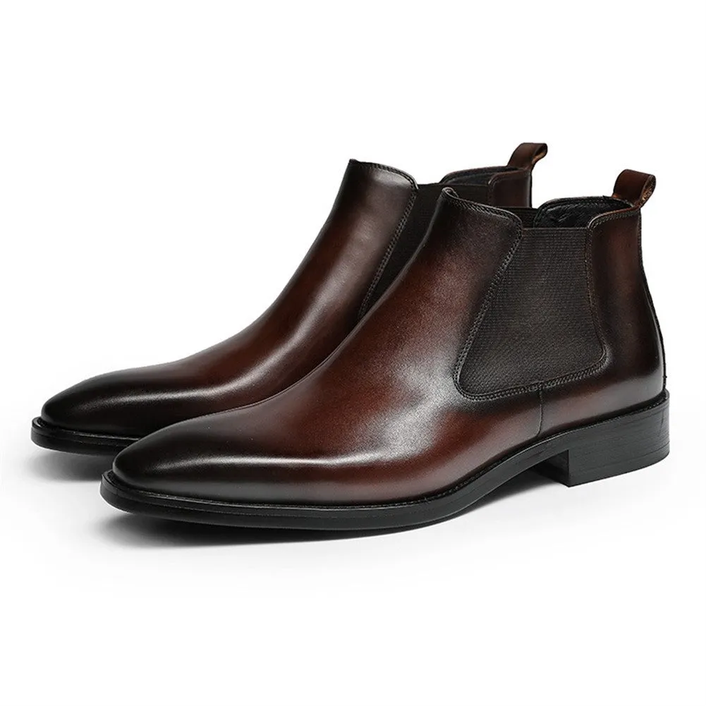 Waterproof Block Heel Chelsea Boot for Men