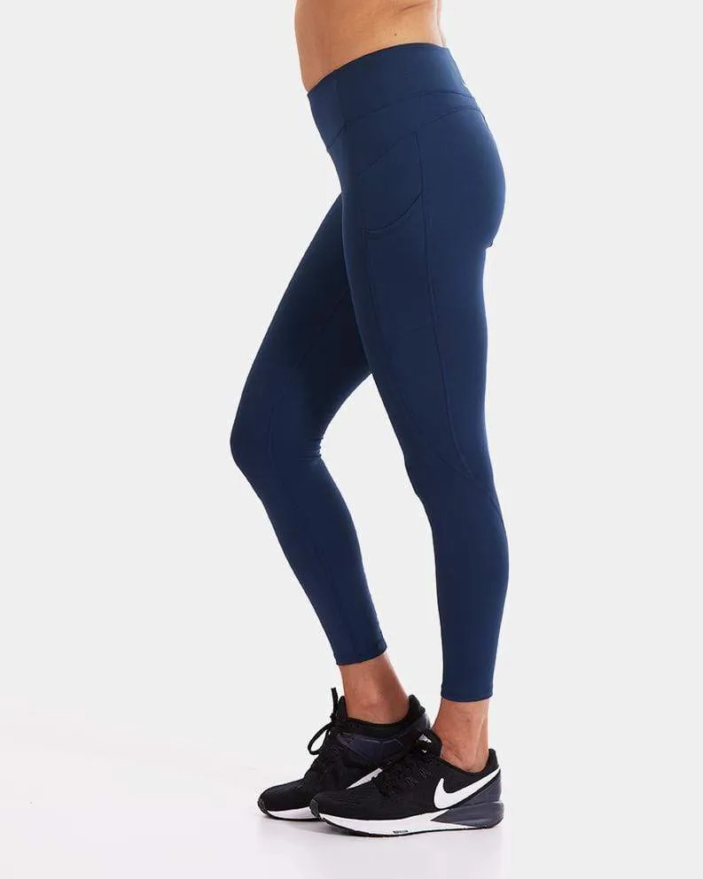 Wi-Thi Mid-Rise Pocketed Legging – Night Swim Navy