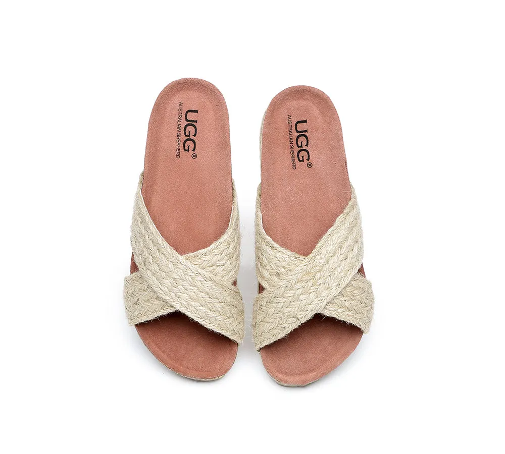 Women Sandals Espadrilles Flat Slide Milo