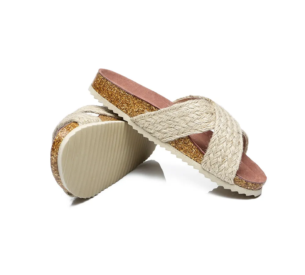 Women Sandals Espadrilles Flat Slide Milo