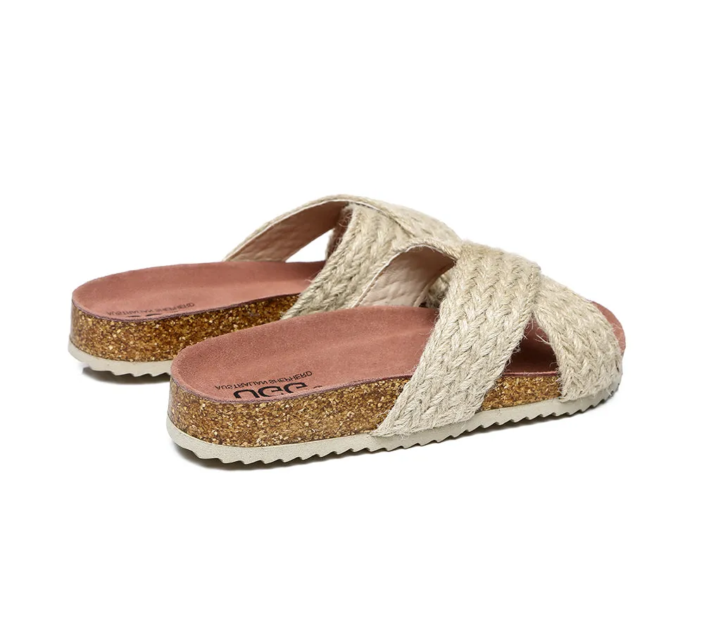 Women Sandals Espadrilles Flat Slide Milo