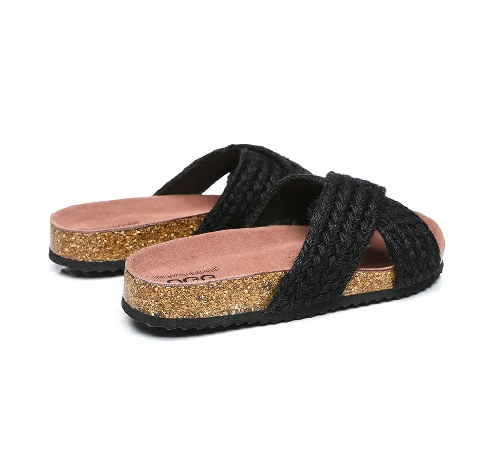 Women Sandals Espadrilles Flat Slide Milo