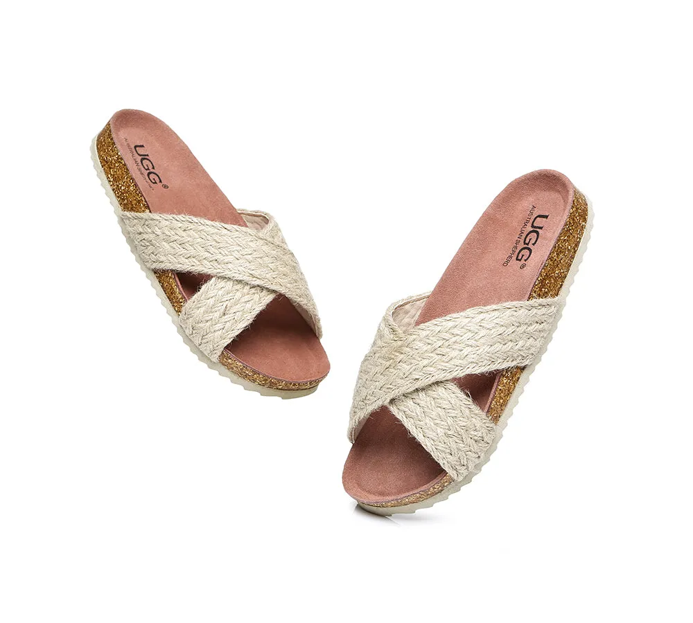 Women Sandals Espadrilles Flat Slide Milo