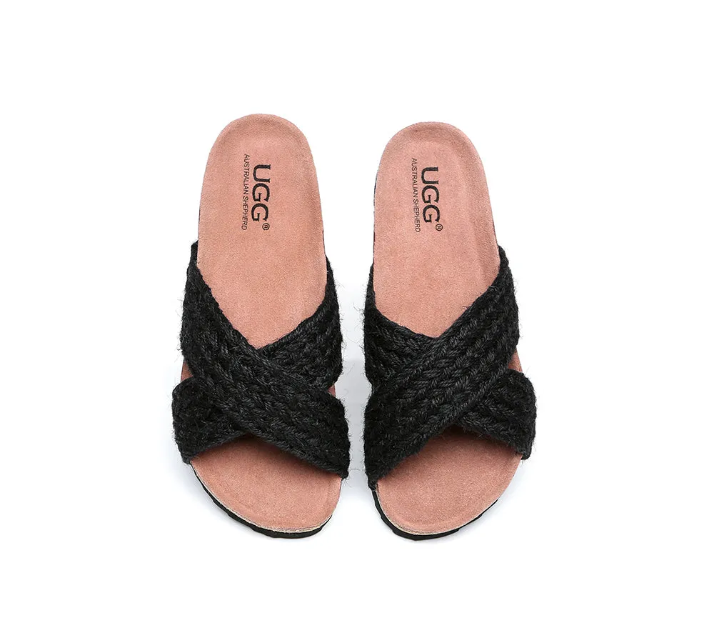 Women Sandals Espadrilles Flat Slide Milo