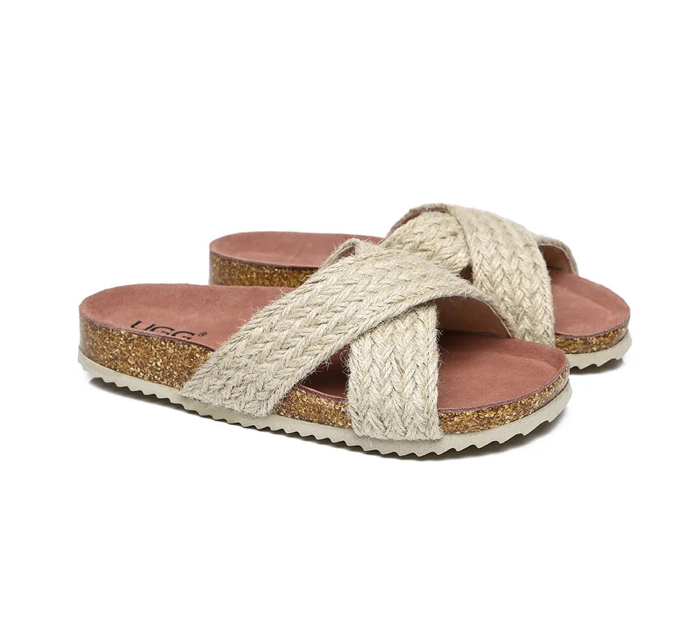 Women Sandals Espadrilles Flat Slide Milo