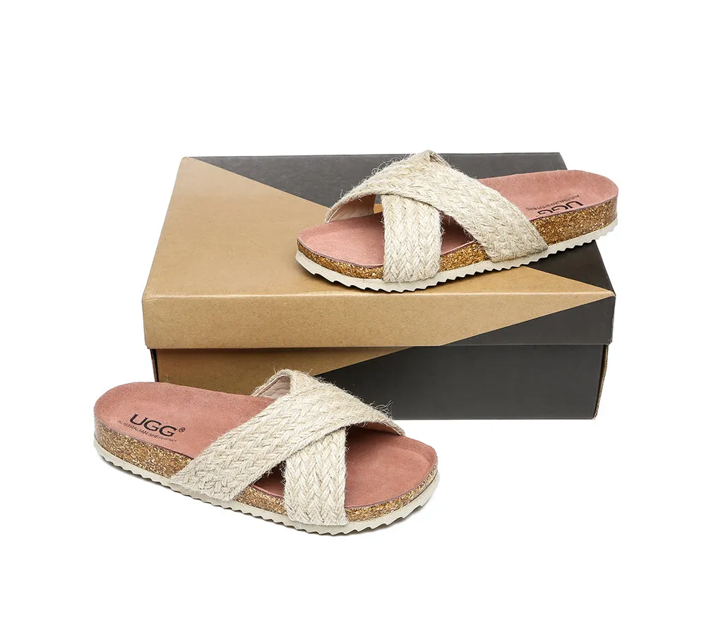 Women Sandals Espadrilles Flat Slide Milo