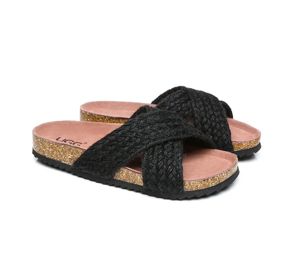 Women Sandals Espadrilles Flat Slide Milo