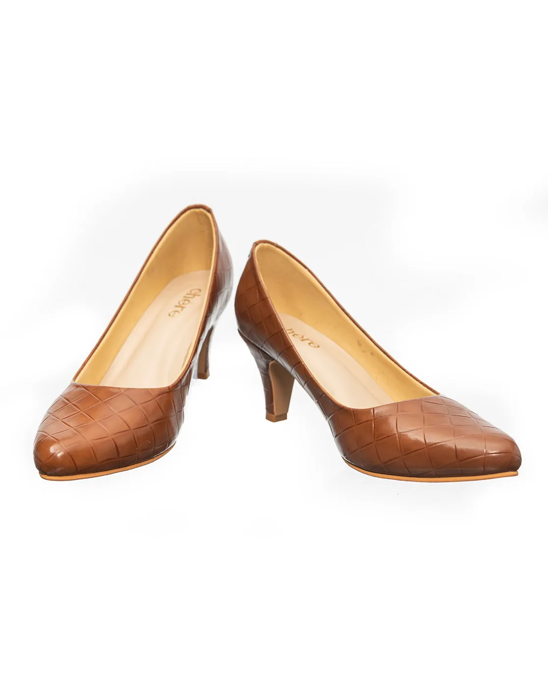 Women's Caramel Pump High Heels