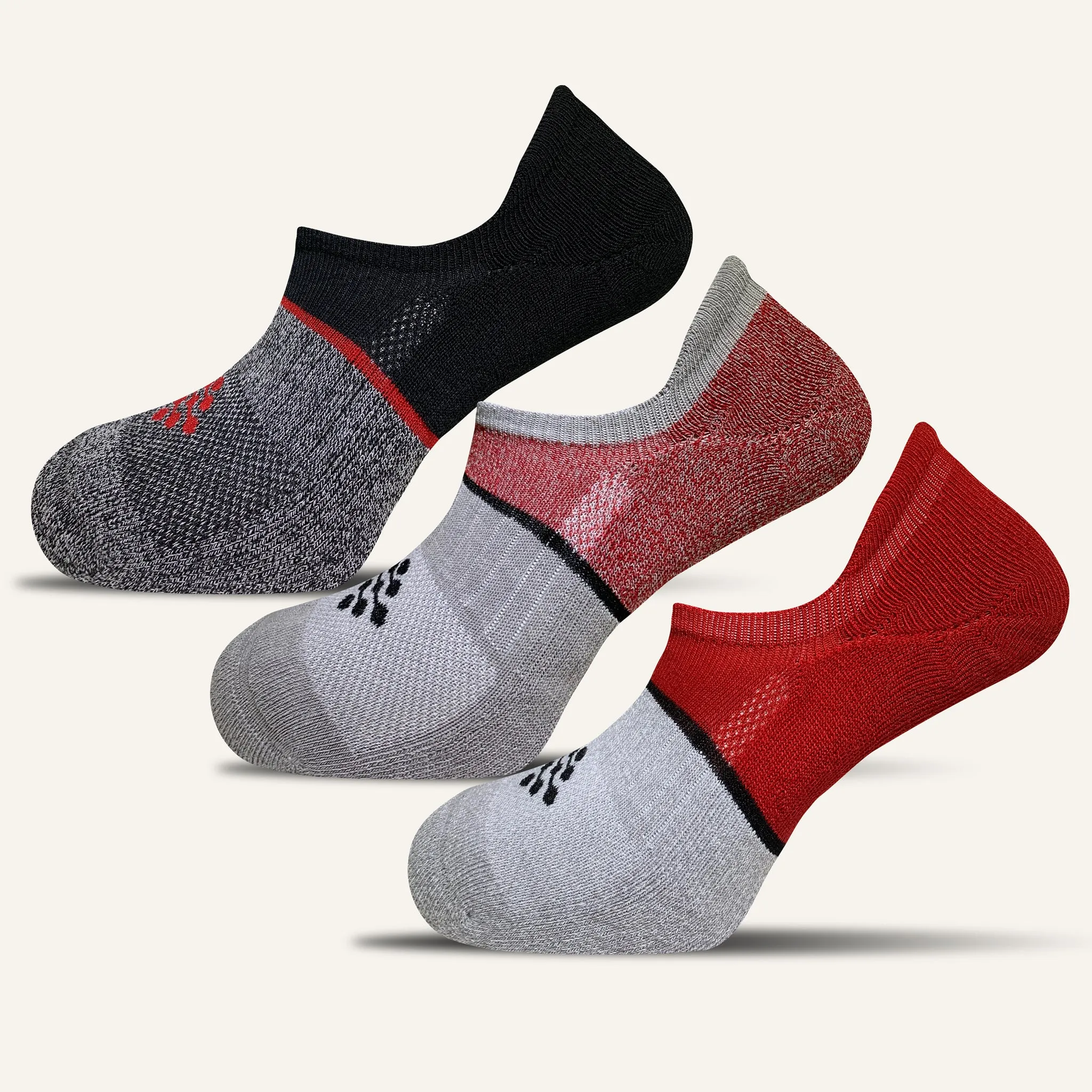 Women's Hidden No Show Socks with Heel Tab- 3 Pair