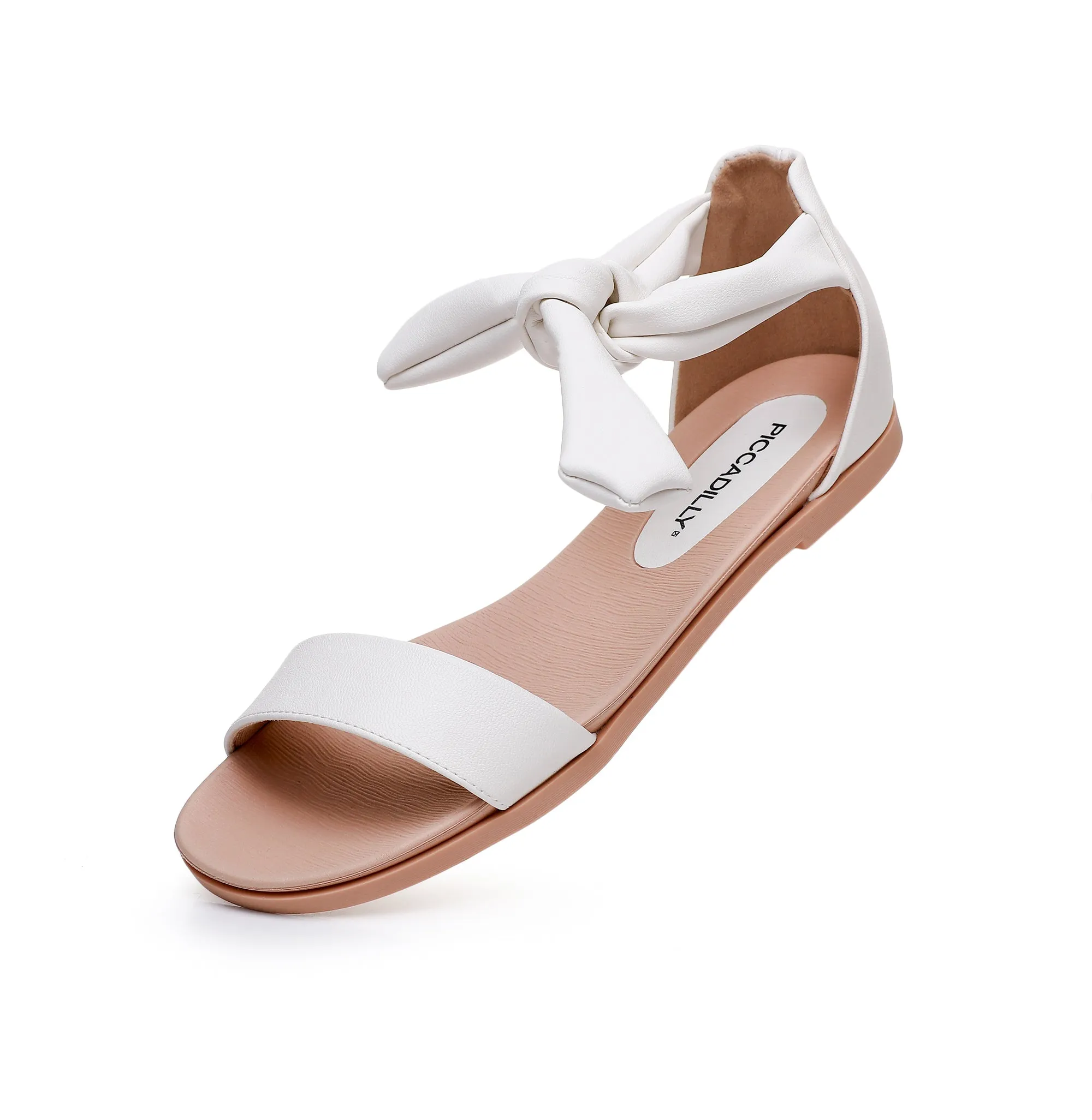 Wrapped Around Flat Sandals - White (418.059)